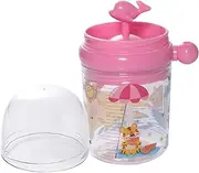 Amosfun Food Grade Water Cup with Straw for Boy Girl Practical Portable Drink Bottle Pink for Boys Easy to Use Cute Design