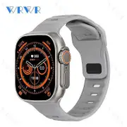 Smart Watch Ultra 2 inch HD Screen NFC Smartwatch Bluetooth Calls Heart Rate Sleep Monitor Series 8 Watches for Men Women Gray