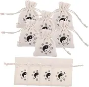 BESPORTBLE Pcs Bagua Pattern Drawstring Pouch Small Storage Bag for Fitness Rope for Thanksgiving and Christmas Decorative Party