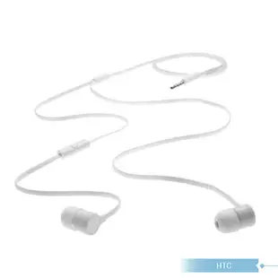 HTC 原廠聆悅 MAX300 立體聲入耳式扁線 3.5mm耳機-白