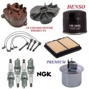 Tune Up Kit Filters Cap Rotor Wires Plugs for Honda Civic del Sol Si; 1.6L 93-94