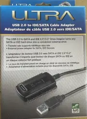 Ultra USB 2.0 to IDE/SATA Cable Adapter NEW!