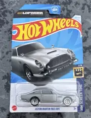 2024 Hot Wheels HW Screen Time 7/10 Aston Martin 1963 DB5 Goldfinger 60th ANN.
