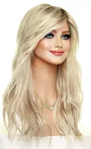 Willow Lace Front | Monofilament Part Synthetic Wig | Color 10.613GR -1