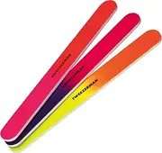 Tweezerman 3 Piece Neon Hot Nail Files, 1.250 Ounce