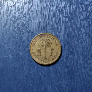 1952年比屬剛果5法郎硬幣3086