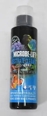 Microbe-Lift Substrate Cleaner Gravel Cleaner Biological 8oz Bottle 24B27-10