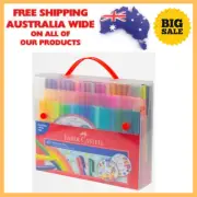 Faber Castell 80 Pack Connector Pens Kids Texters Colouring Drawing Art School