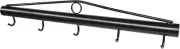 Black Clothes Rack For Chain Link Fabric Fences No Rust Durable Fence Tool