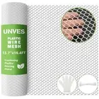 Plastic Mesh Wire, 15.7IN x 16.4FT Plastic Chicken Wire Fencing Roll,