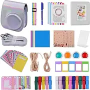 12-in-1 Instant Camera Accessories Bundle Kit Compatible with Fujifilm Instax Mini 11 Including Camera Bag/Camera Strap/Photo Album/Photo Clips/Photo Frame/Hanging String/Stickers/Pen/Filters