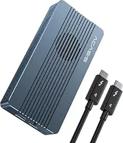 ACASIS 40Gbps M.2 NVMe SSD Enclosure, with Cooling Fan, TBU 405 Pro for M1 M2 Pro/Max, Compatible with USB4/3.2/3.1/3.0/2.0, Support SSD Size 2280 B+M M-Key (TBU405 PRO) (Grey)