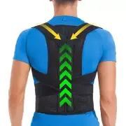 Posture Corrector For Men Women Adjustable Belt Back Brace Straightener
