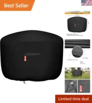 Premium 600D Polyester Fire Pit Cover - Fits Round Fire Pits 30'' to 36''