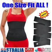 Snatch Me Up Bandage Wrap Lumbar Waist Support Sauna Belt Trimmer Body Shaper KJ