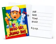 Handy Manny Invitations Invites 8 pk