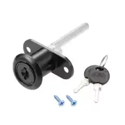 Drawer Lock 16mm Cylinder Diameter for Desk Cabinet Locker Showcase Black