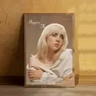 Happier Than Ever Billie Eilish Album Poster Custom Canvas Print Music Poster