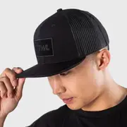 [TWL] TWL - TRUCKER HAT WITH VELCRO PATCH - BLACK/BLACK