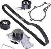 iSpchen Timing Belt Kit with Water Pump 1613561980 for Peugeot 207 208 308 508 2008 3008 4008 5008 for Citroen Berlingo C3 C4 C5 DS3 DS4 DS5 Timing Belt Kit Replaces 1684448280 1787859 1855729