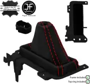 RED STITCH LEATHER AUTOMATIC GEAR BOOT+FRAME FITS NISSAN ALTIMA 2019-2021