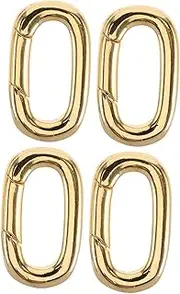 Beatifufu Gold Plated Jewelry Buckle 4pcs Necklace Clasp Bracelet Clasp for DIY Jewelry Creations