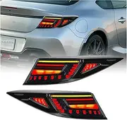 LED Tail Lights Smoked Black Light Animations Play LED Tail Lamp Assembly Compatible With Toyot 86 GT86/Compatible with Subaru BRZ 2021+ IP67