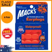 Macks Swimming Earplugs KIDS size learn to swim putty ear plug silicon #10 size