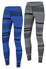 FDX Womens Compression Tights, pants, Running,Training,Yoga,Gym Base Layer Skins