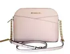 MICHAEL KORS JET SET TRAVEL MEDIUM DOME CROSSBODY SHOULDER BAG POWDER BLUSH