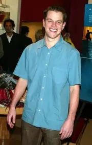 Matt Damon at NY Special Party for "The Bourne Identity" to Benefi- Old Photo 1