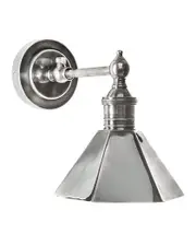 Mayfair Antique Silver Wall Lamp