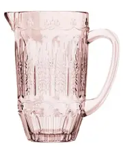 Elle Glass Pitcher - Vintage Pink