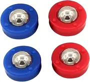 BIUDECO Replacement Shuffleboard Balls Set of 2 Sturdy Steel Plastic Toys for Table Football Easy to Recognize Bright Colors