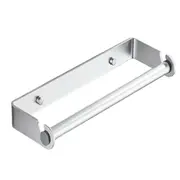 Aluminum Wall Mount Rack Bathroom Paper Towel Holder Silver