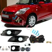 Fog Cover Lamp Light LED w/Bulb Switch Wire Kit For Suzuki Swift Hatch 2011~2017 (for: Suzuki)