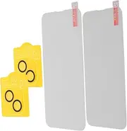 2 Sets Tempered Glass Screen Film and Camera Lens Film Compatible for 13 Mini No-Bubble Installation High Definition Film