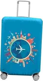 [Minkissy] Elastic Luggage Case Cover Travel Bag Protector Zipper Suitcase Trolley Case Cover for 22-24 Inch Bags