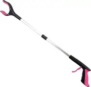 Foldable Trash Pickup Tool Ergonomic Grabber Reacher with Non Skid Handle Easy Storage Locking Mechanism for Litter Garden Cleanup and Waste Collection