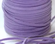1/8" Lavender Skinny Elastic, 3mm Braided, Mask Supplies, Headband Elastic