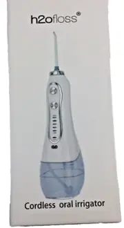 Portable Water Flosser/H2OFloss brand/Rechargeable/5 Pressure Levels/New in Box