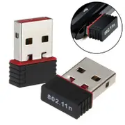2 PCS Nano USB Wireless N 802.11n Mini WiFi N Network Adaptor Dongle for PC Laptop