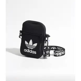 [現貨] adidas Originals Festival Bag 證件包 小包 肩包 黑 白 三葉草 旅行 隨身行李