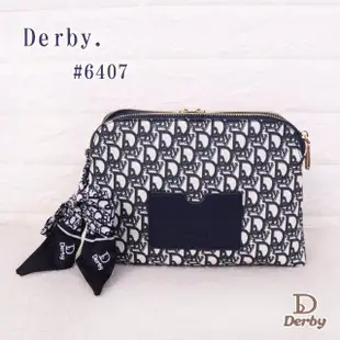 【Derby】海軍藍Logo系列 斜背包、雙層包 6407