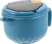 Luxshiny Portable Instant Noodle Bowl with Handle Soup Bowl for Lunch Food Grade Container with Exhaust Drain for School and Work