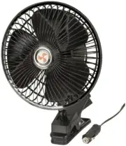Portable 12V DC Cigarette Lighter Socket Oscillating Fan with Clamp 8 Inch