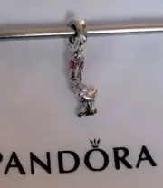 Authentic Pandora Disney Daisy Duck Dangle Charm #793249C01