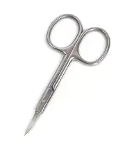 Small Curve Scissors for Grooming - Beard, Ear, Eyebrows, Moustache, Nose Trim