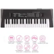 Electric Keyboard 37 Key Piano Musical Instrument Toy Microphone Recording MGR