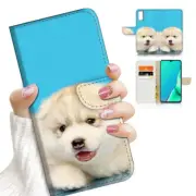( For Vivo Y11s ) Flip Case Cover AJ23388 Husky Puppy Dog